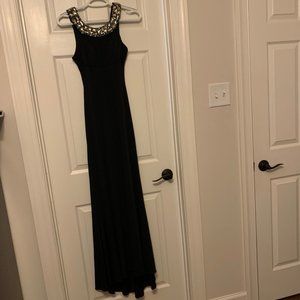 Gorgeous Black Jeweled Long Formal/Prom Dress